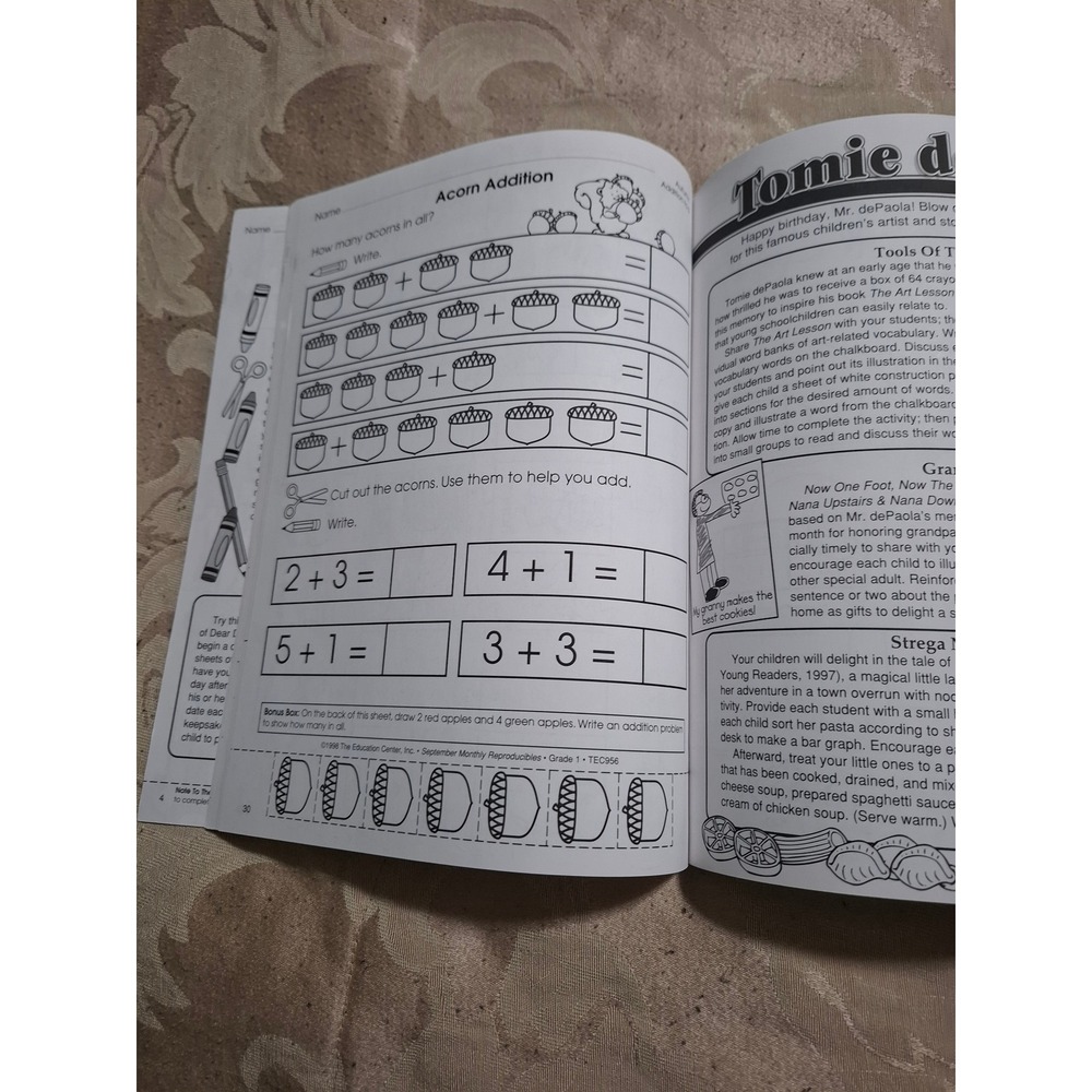 The Mailbox - September Reproducible Activities Grade 1 - Picture 4 of 5